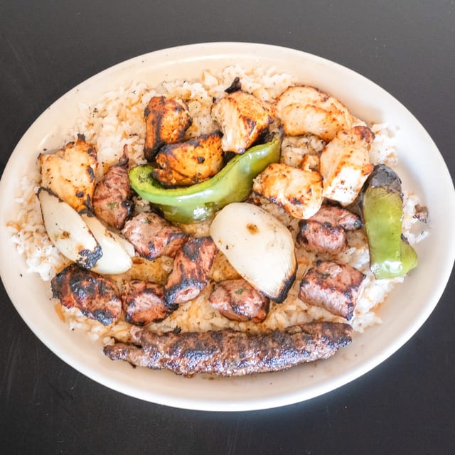 Kabob Combination.