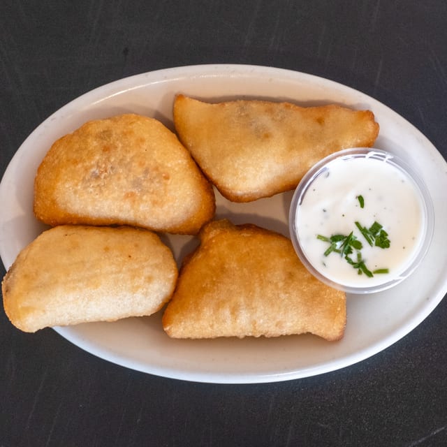 Sambousek "Fried Meat Pies".