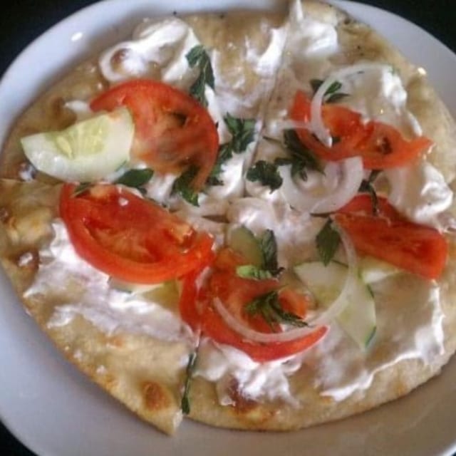Labneh Pie Pizza.