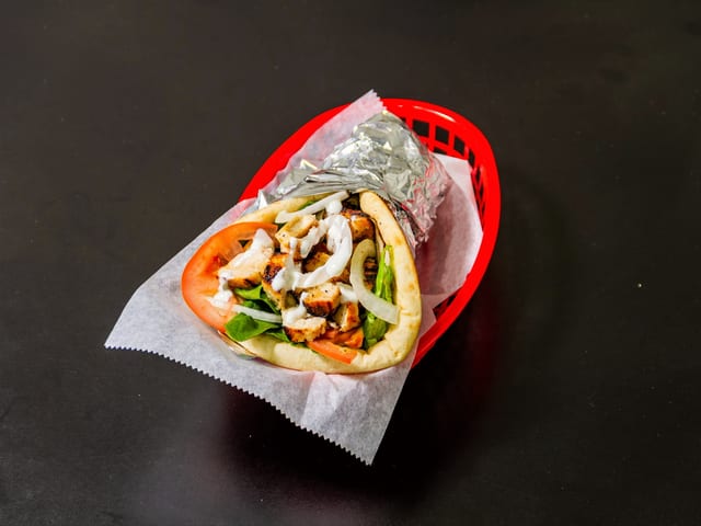 Chicken Kabob Wrap.