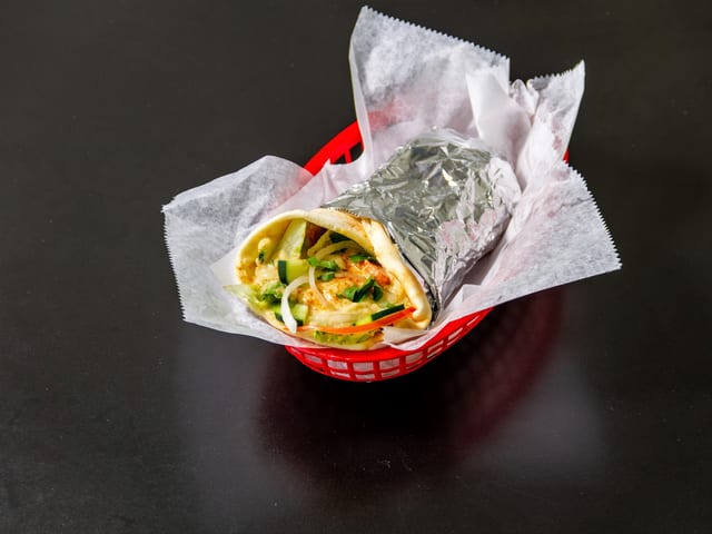 Baba Ghanuj Wrap.