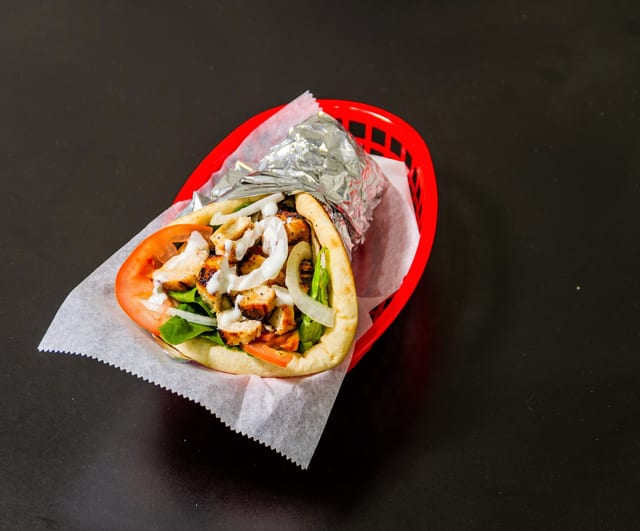 Chicken Bacon and Ranch Gyro.